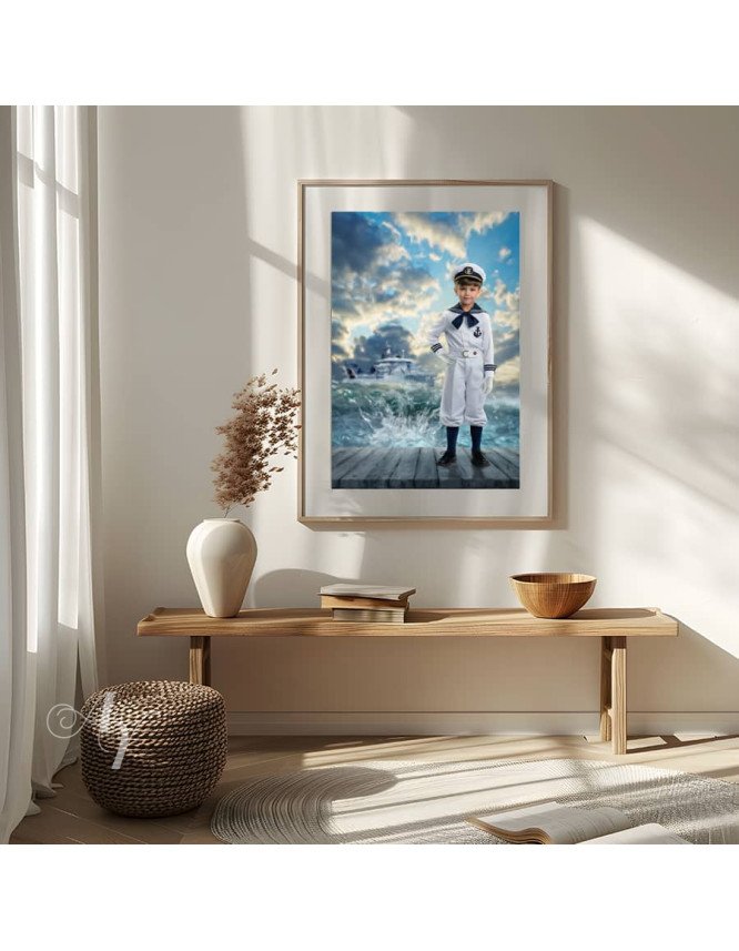 Child Military Customized Photo Painting - Boys and Girls Child Military Customized Photo Painting - Boys and Girls
