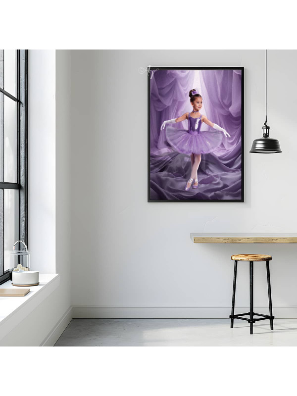 Child Ballerina Fairytale Customized Photo Paintings