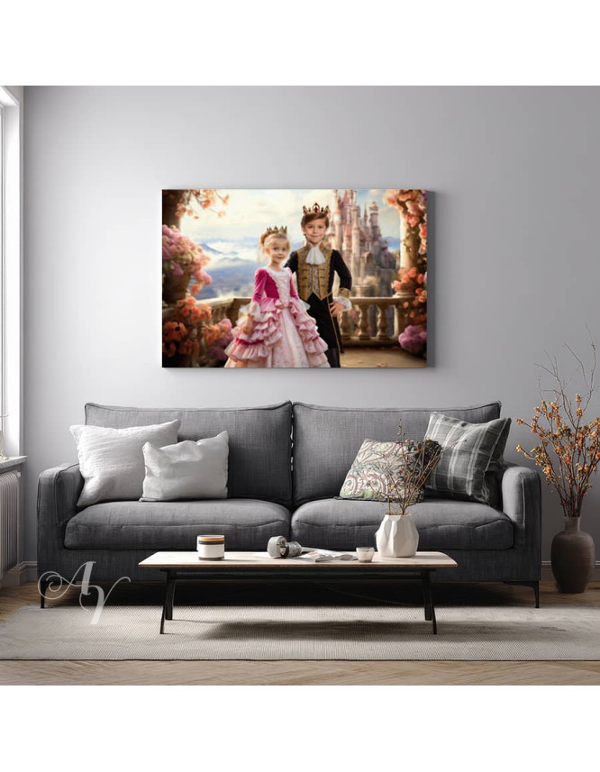 Child Princess Fairytale Customized Photo Paintings