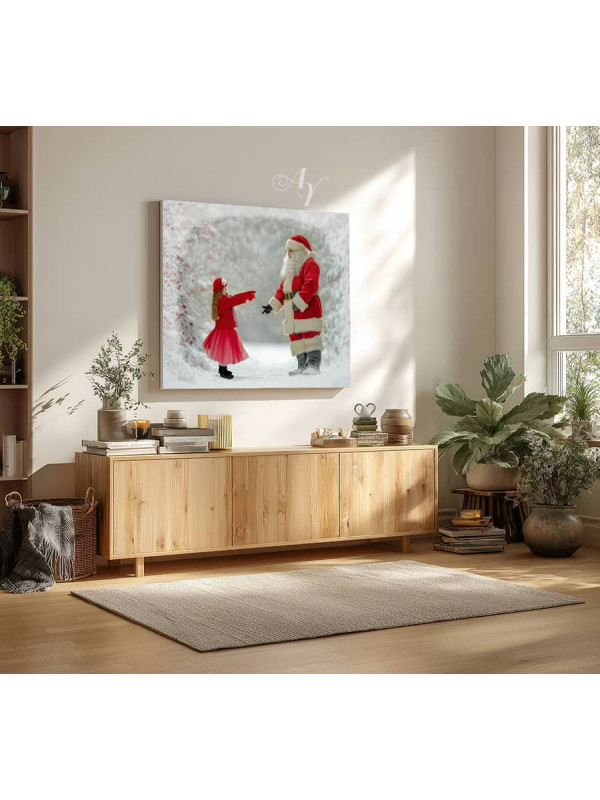 Child Winter - Holiday Customized Photo Paintings