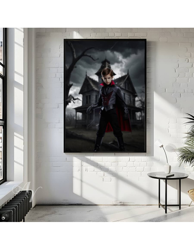 Child Vampire Fantasy Customized Photo Paintings Child Vampire Fantasy Customized Photo Paintings