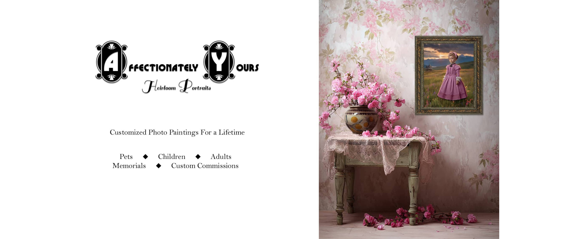 Affectionately Yours Home Page Company Title